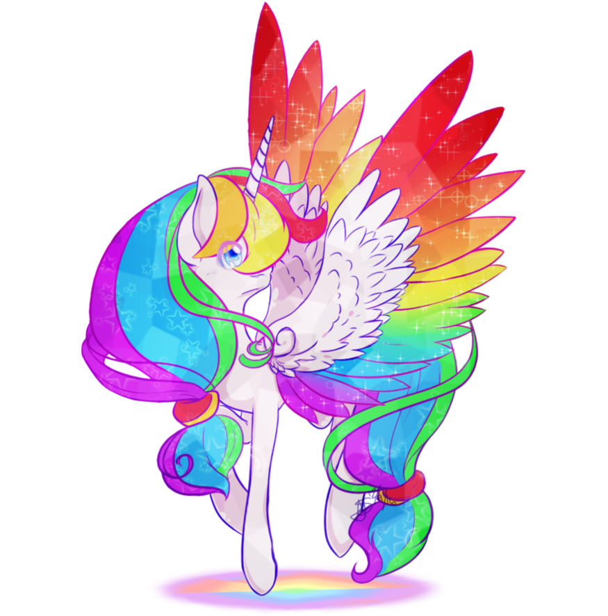 Rainbow Splash Gift Art By Princeransom - Illustration (894x894)