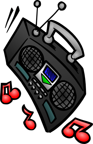 Old Stereo Clip Art At Clker - Old Stereo Clip Art At Clker (384x593)