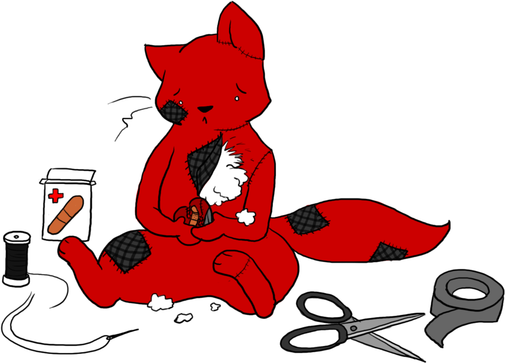 Broken Heart Clipart Fixing A - Duct Tape Broken Heart (1024x853)