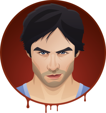 He Might Play The Bad Boy, But He's Really A Sheep - Illustration (360x386)