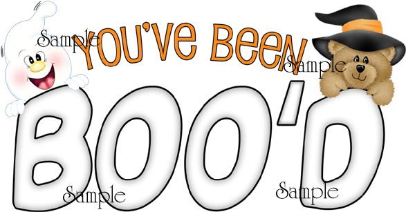 You Ve Been Boo D Word Art 0 75 Dainty Doodles H4rfxi - You Ve Been Boo D (600x322)