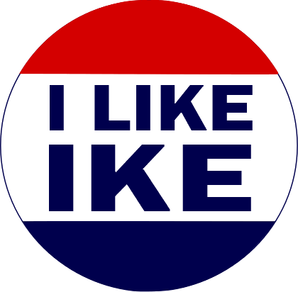 1952 Presidential Election - Dwight D Eisenhower I Like Ike (420x412)
