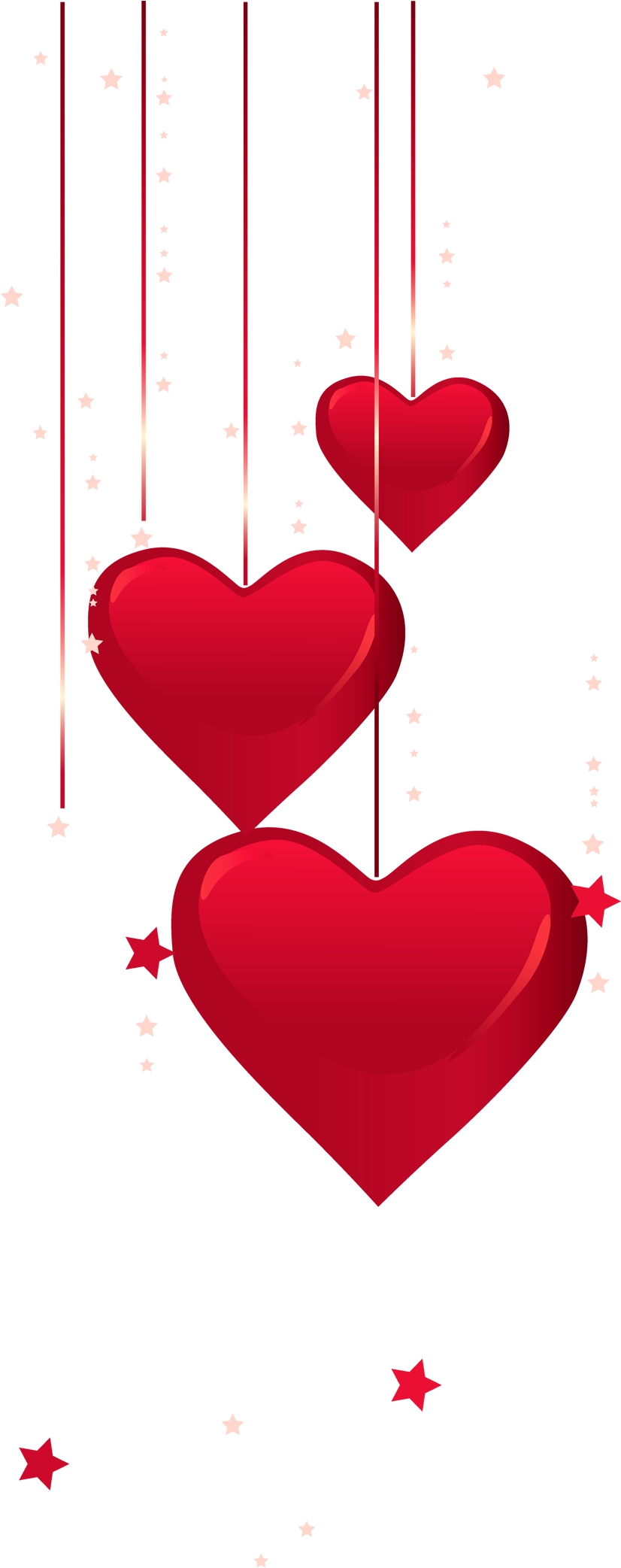 Hearts Decor Png Clipart - Hearts Decor Png (896x2096)