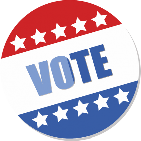 Voting Buttons Large Meeting Or Group - Election Donkey And Elephant (458x458)