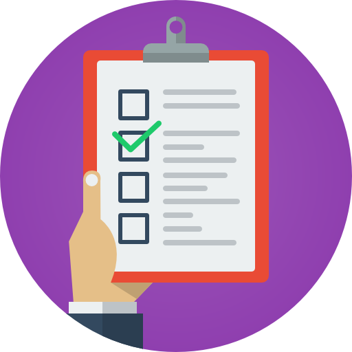 Checklist Free Icon - Daily Checklist Icon (512x512)