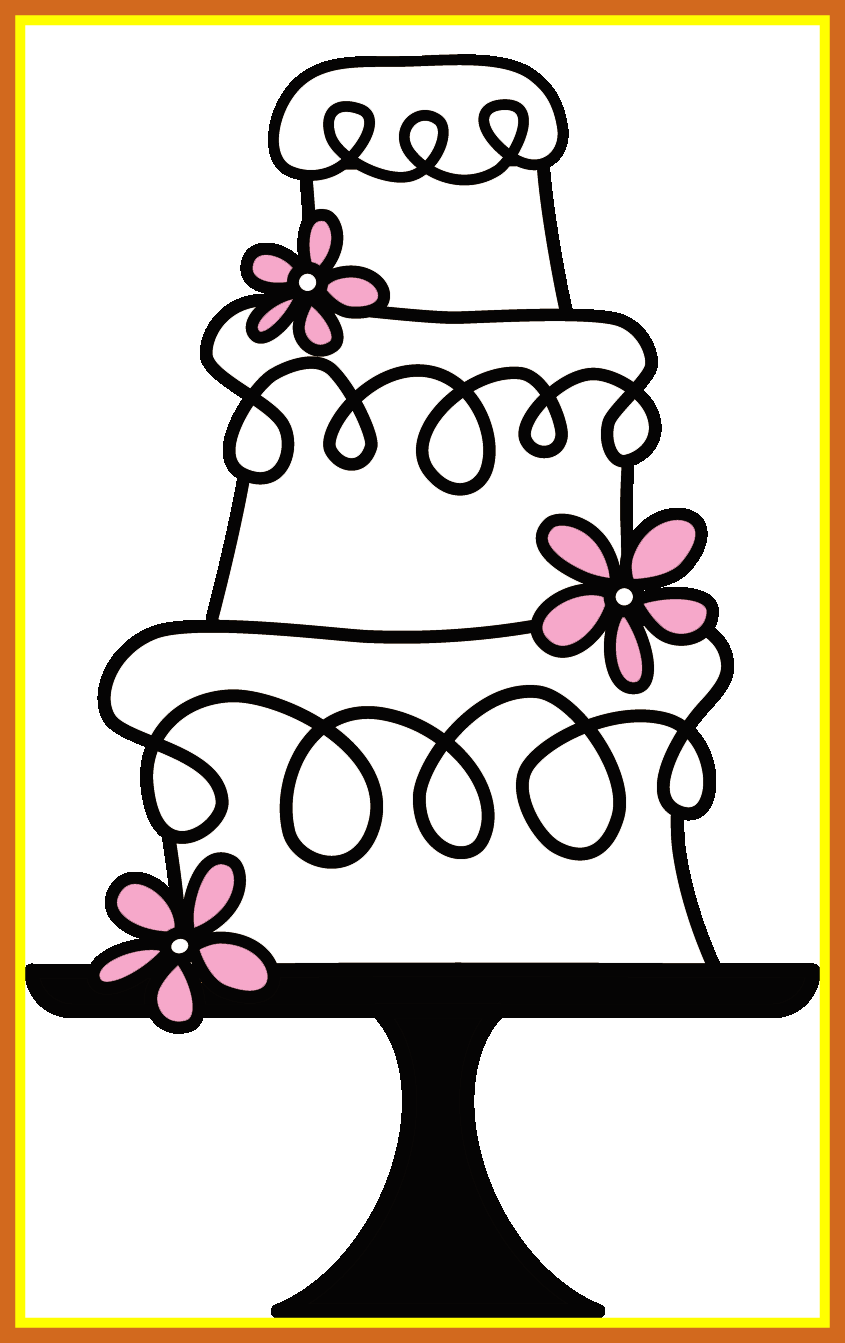 Wedding Cake Images Wedding Cake Images Clip Art The - Wedding Cake Clipart (845x1343)