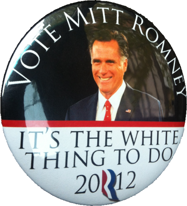 Not Our Confederate Flag Buttons, Says Ex-clinton Aide - Badge (640x705)