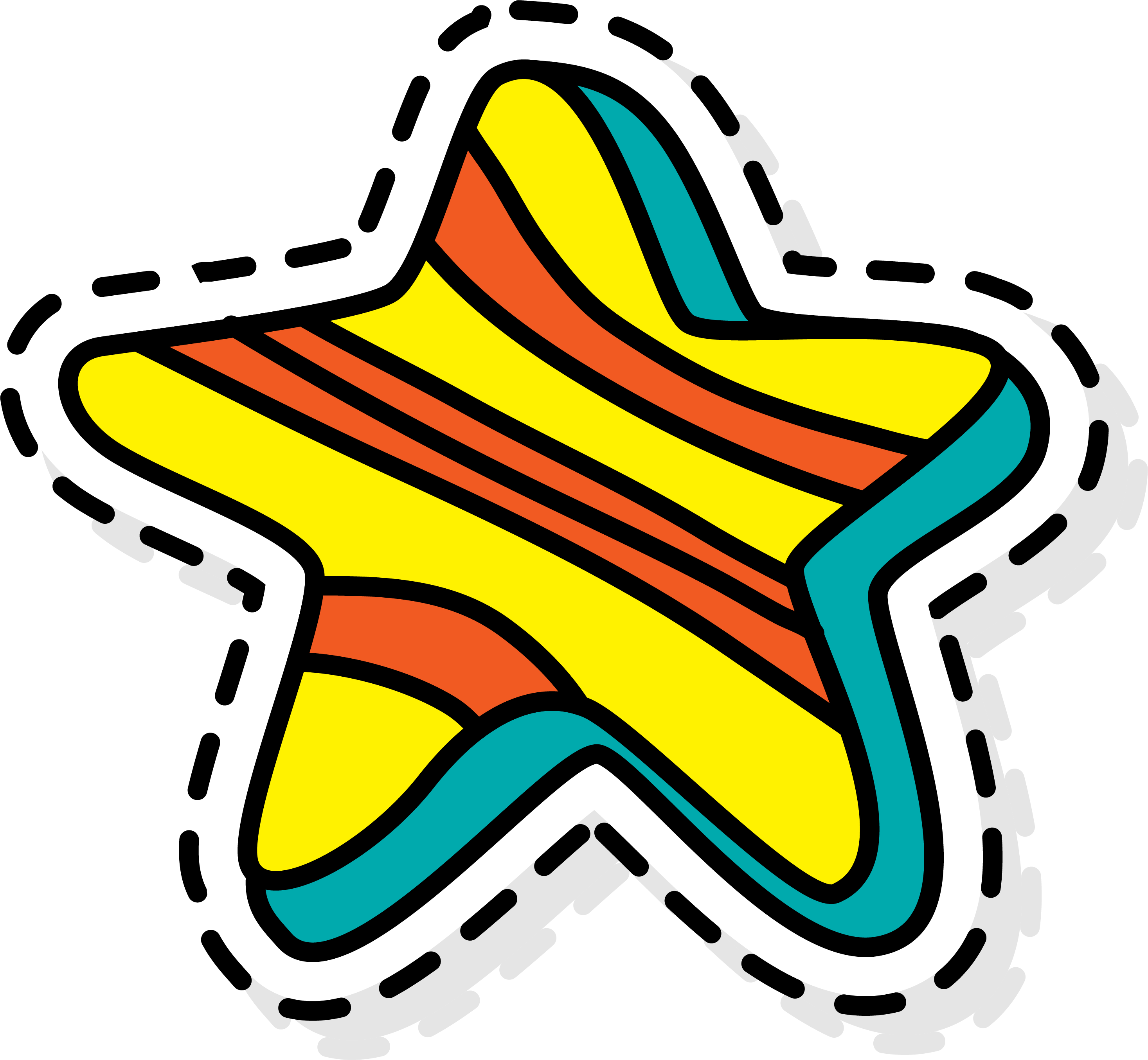Starfish Five-pointed Star Cartoon Clip Art - Starfish (2934x2710)