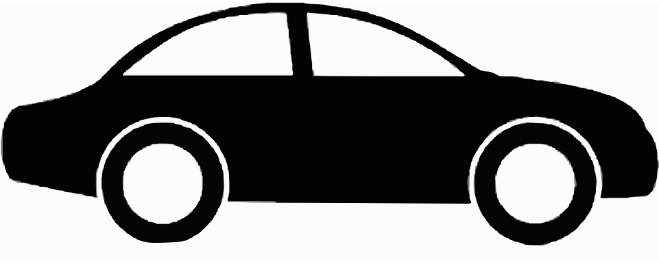 Car Clipart Black And White (960x480)