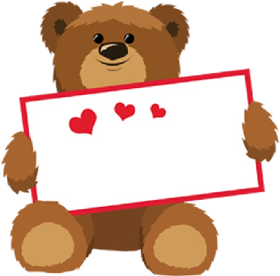 Pin Baby Grizzly Bear Clipart - 10 Feb 2018 Day (400x400)