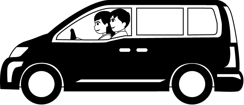 Mini Clipart Vehicle - Minivan Clip Art (792x342)