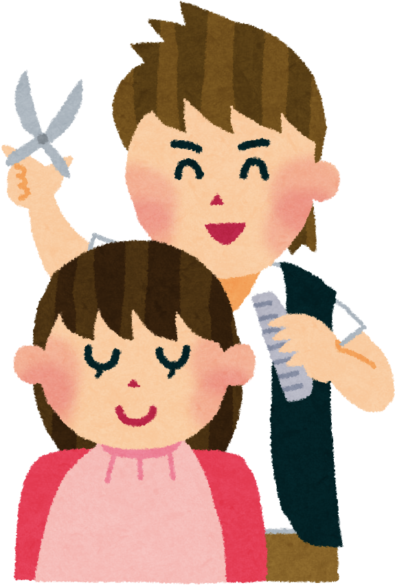 Hairdresser Beauty Parlour Shampoo Hair Straightening - Hairdressing Cartoon Png (656x877)