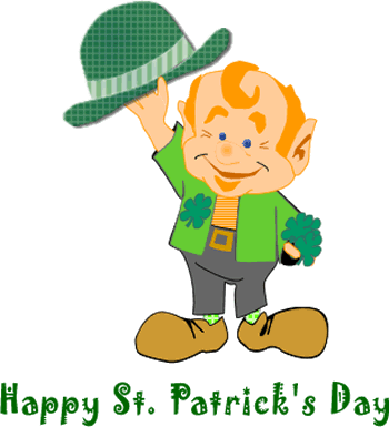 Patrick's Day My Fellow Candle Crazy Readers I Hope - Free Clipart St Patricks Day (350x385)