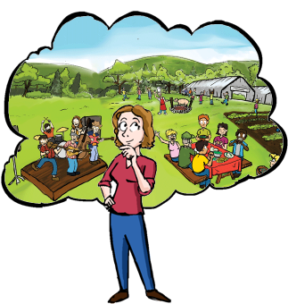 The Co Op Staff Have Been Thinking Out Of The Box With - Cartoon (342x351)