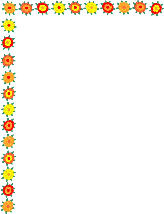 Free Paper Borders For Teachers - Sun Borders And Frames (568x738)