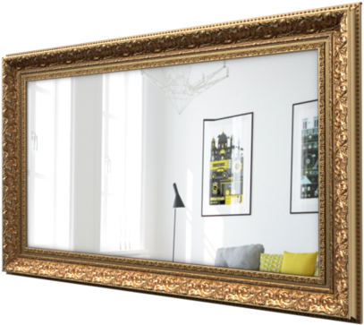 Hand-crafted Classic Wood Tv Frame - Window (600x416)