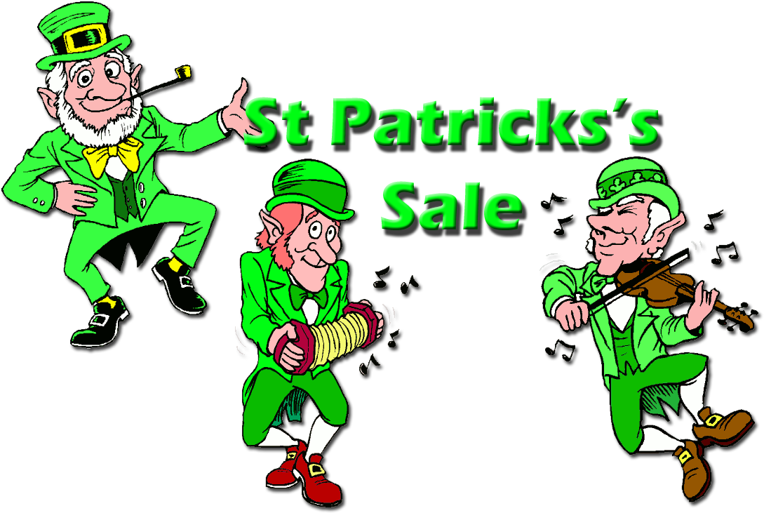 St Patrick's Day Sale It's Eric's Favorite Holiday - Dancing Leprechaun (1107x743)