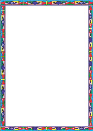Ethnic Page Borders Created In Corel Draw - Ethnic Page Borders Created In Corel Draw (318x448)