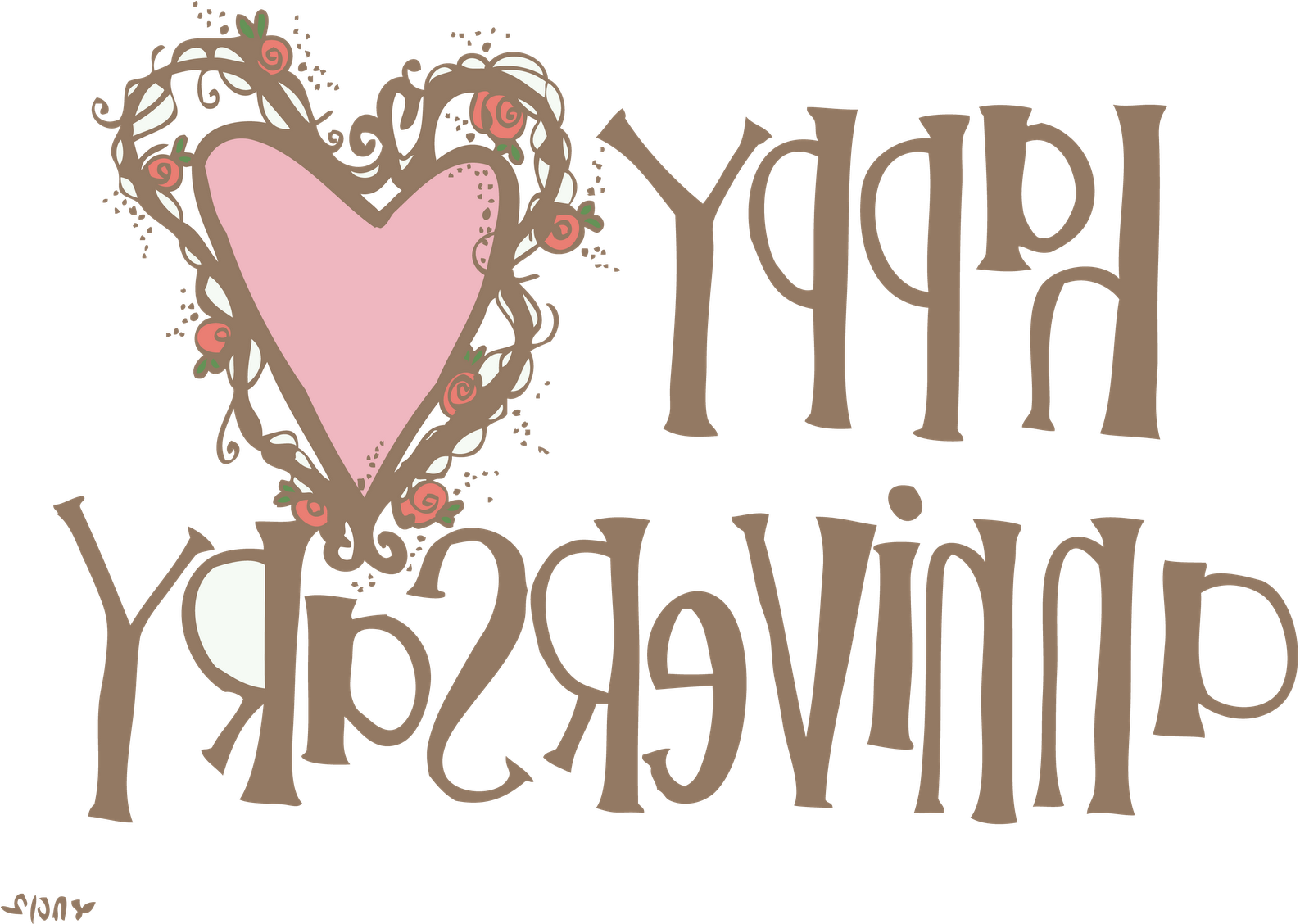 Happy Anniversary Download Wedding Anniversary Clip - Anniversary (1600x1127)
