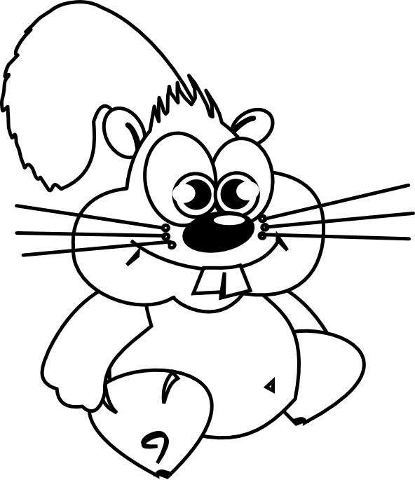 Ardilla - Drawing (592x685)