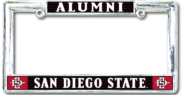 Chrome Classic College License Frame - Games (604x315)