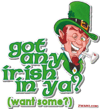 Cut & Paste St Patricks Day - Kiss Me Im Irish Gif (333x361)