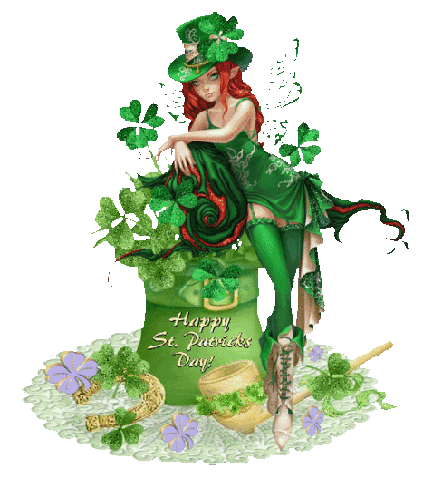 Yorkshire Rose Wallpaper Entitled Happy St - St Patrick's Day Art (429x500)