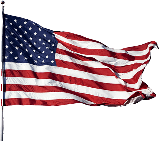 Flag Usa Png Images - Real American Flag Png (534x469)
