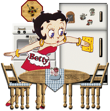 Betty Boop - Betty Boop House Cleaning (363x367)