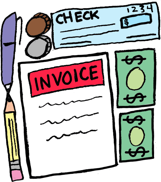 Accounting Reconciliation Cliparts - Bank Statement Clipart (555x694)
