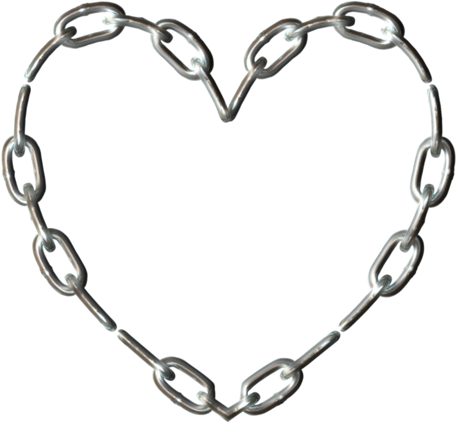 Frame Heart Chain By Lashonda1980 On Deviantart - Black Hearts Frame Transparent (919x870)