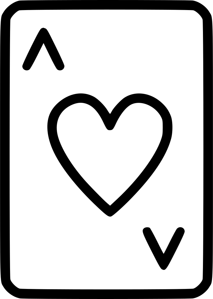 Png File Svg - Playing Card Outline (700x980)
