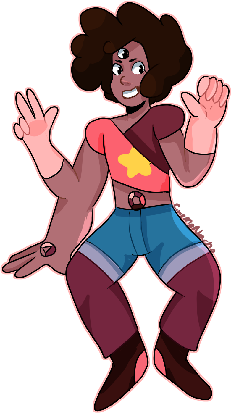 Look Its A Fusion I Uploaded This A While Ago On Youtube - Steven Universe Padparadscha Fusion (1280x1536)