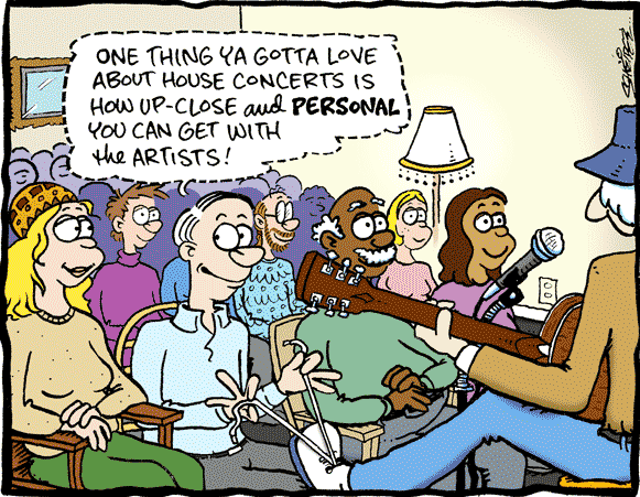 Maybe You Don't Know What A House Concert Is - House Concerts (581x451)