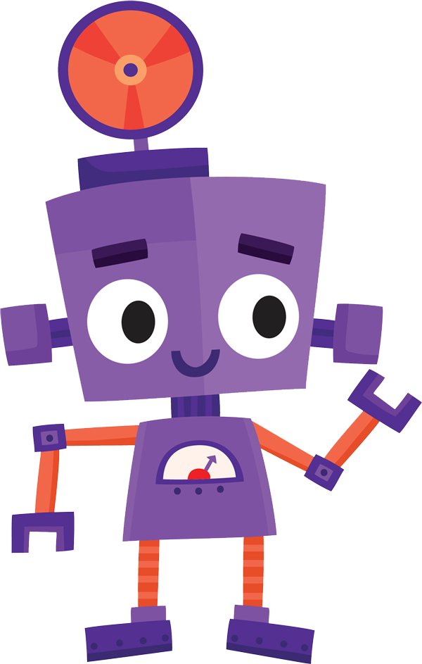 Robot 2 - Programming - Colorful Robot (600x943)