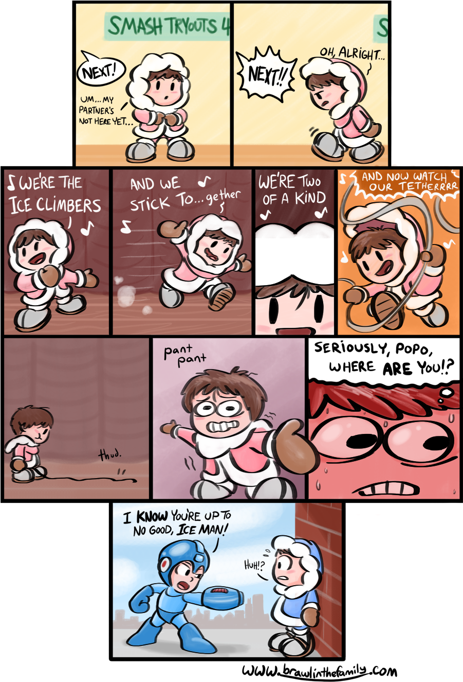 Smash Tryouts4 Oh, Alright - Super Smash Bros Ice Climbers Comic (900x1332)