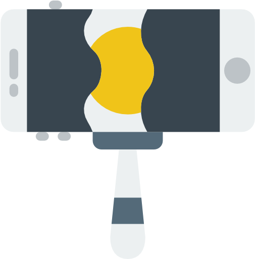 Selfie Stick Free Icon - Cross (512x512)
