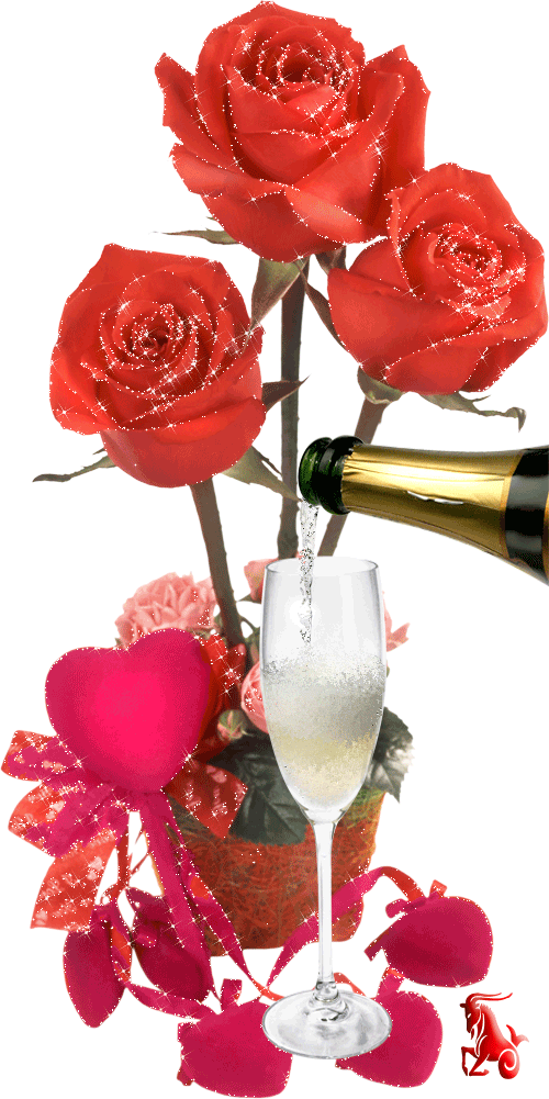 Amen - Feliz Cumpleaños Con Flores Gif (500x1001)