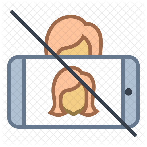 No Selfie Icon - Selfie (512x512)
