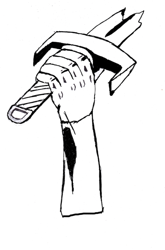 Broken Sword By Tyleramatthew On Deviantart - Broken Sword Black And White (762x1048)