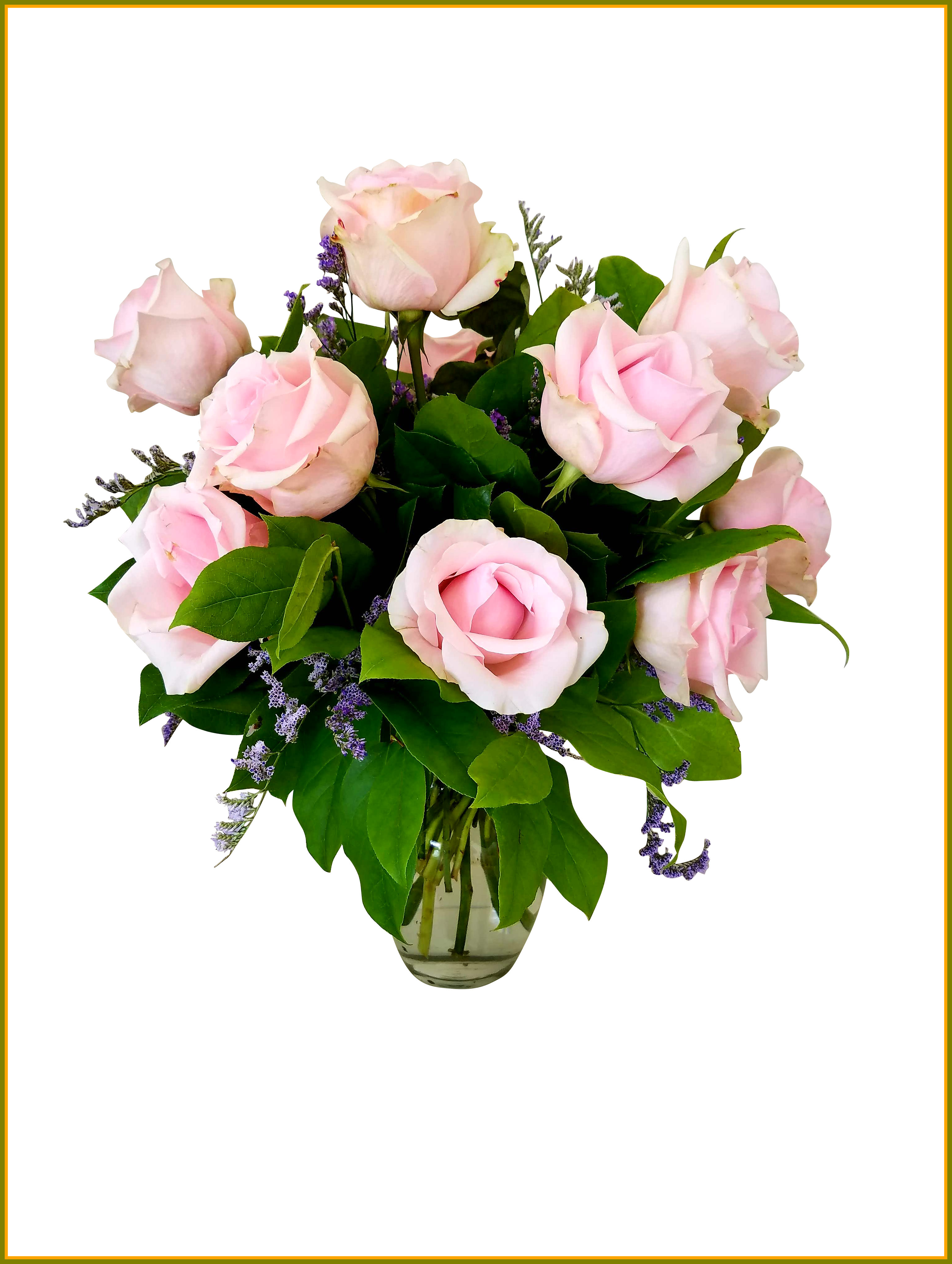 Appealing A Dozen Of Pink Bouquet Love U Romance Flower - Floribunda (3074x4082)