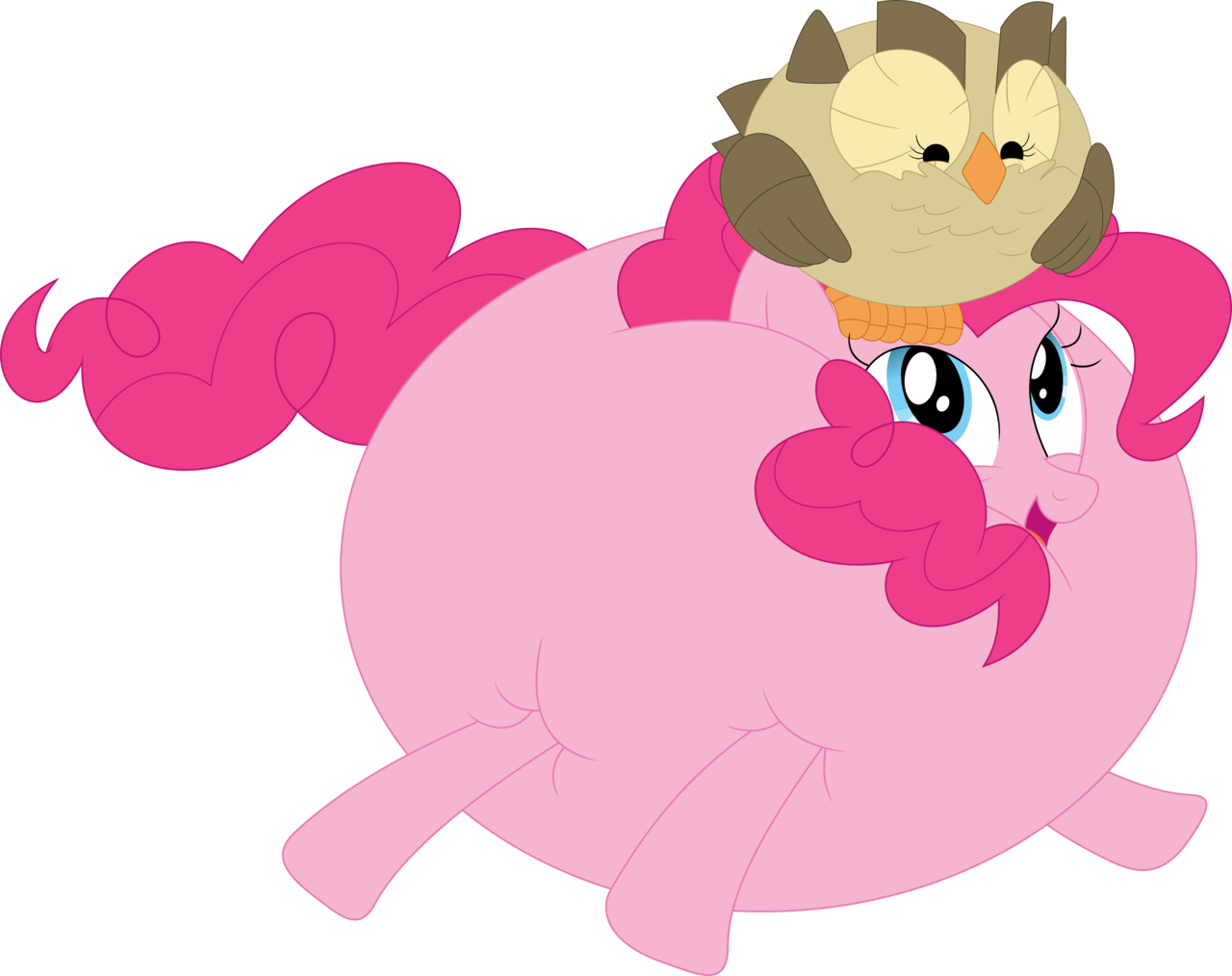 Porygon2z, Balloonie Pie, Inflation, Owl, Owlowiscious, - Cartoon (1280x1014)