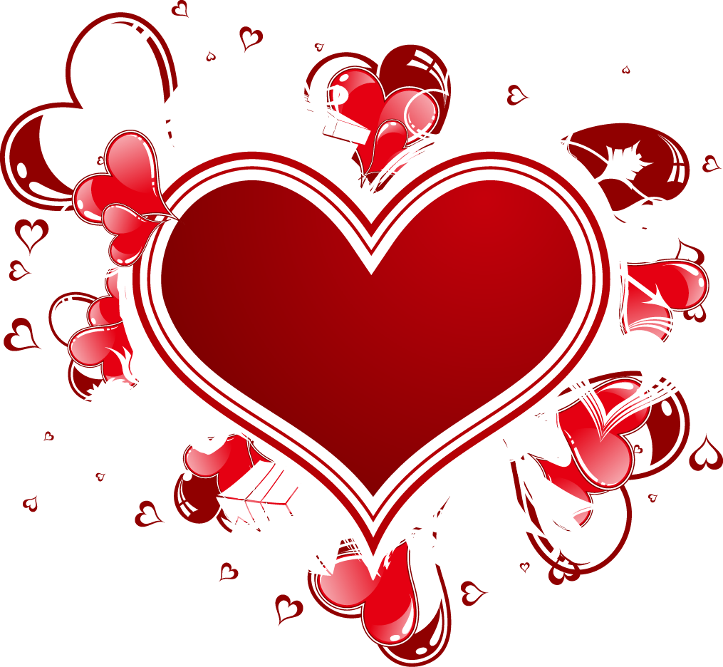 El Día De San Valentín Corazón Romance - Heart (1015x936)