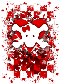 Skull Romance - Illustration (674x518)