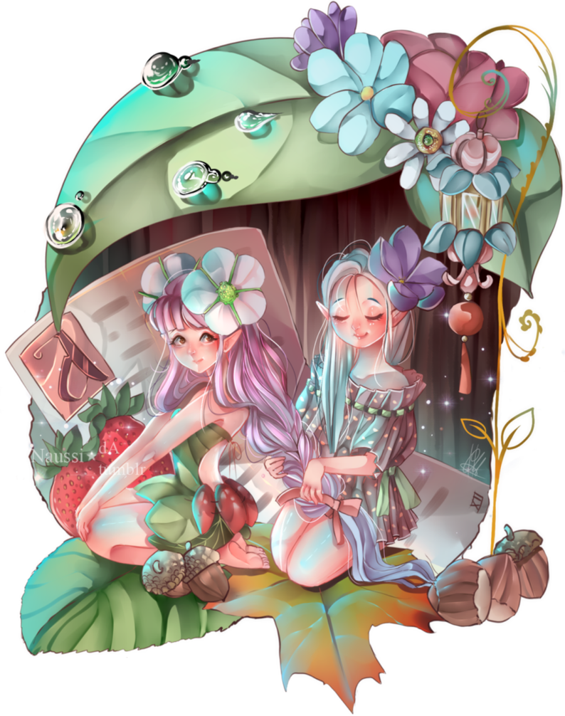 Pixies By Naussi On Deviantart - Illustration (794x1006)