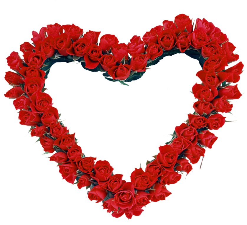 Picture Frames Rose Heart Clip Art - Red Heart Frame Png (1024x819)
