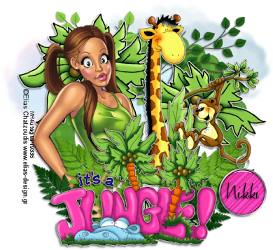 New Tutorial - It's Jungle - 3rd Birthday Invitations (400x400)