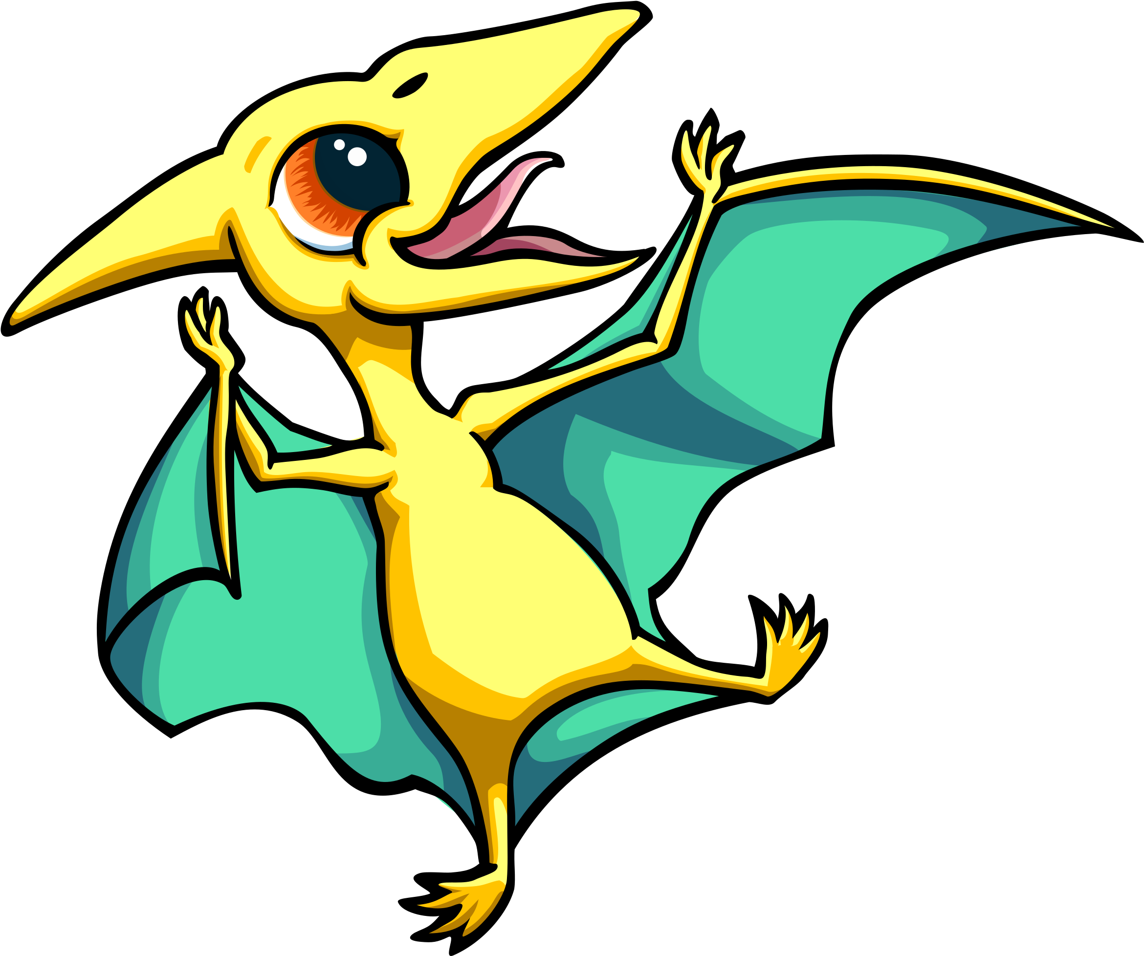 Dc Long Bé - Pterosaurs (2400x2021)