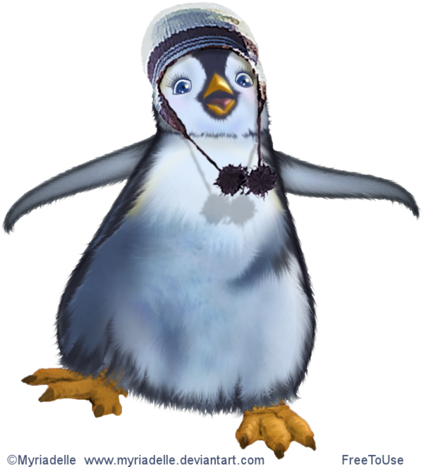 Penguin Tube 3 By Myriadelle - Emperor Penguin (600x669)