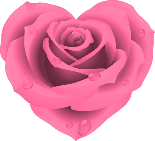 Rose Heart Png By Yotoots - Heart Rose Tattoo (540x491)